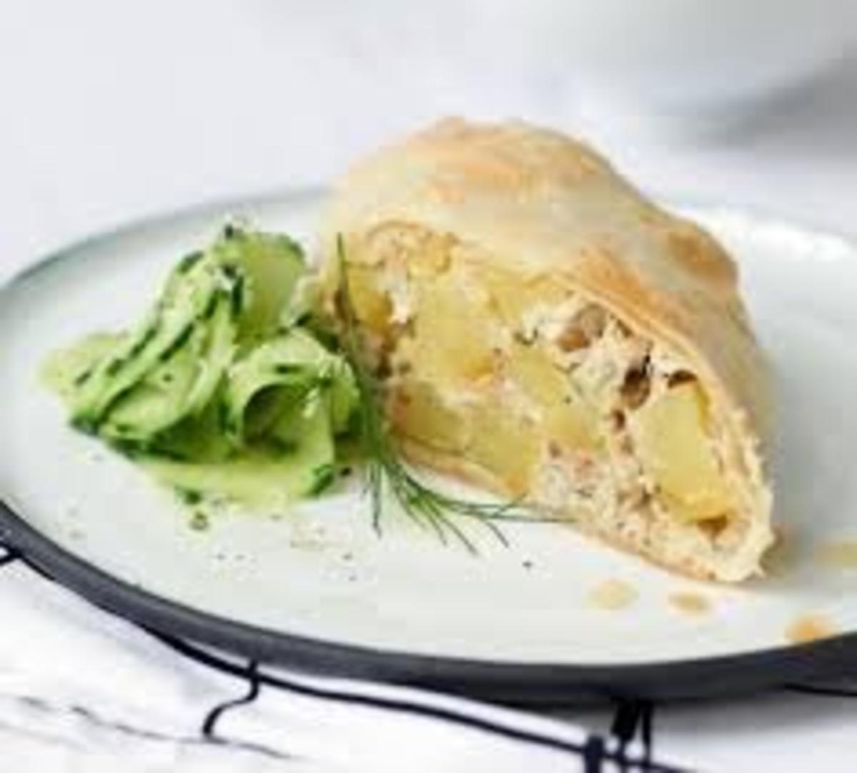 Bilder für Pikantes Gebäck: Kartoffel-Strudel - Rezept