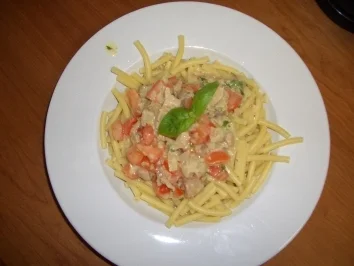 Rezept: Nudeln in Thunfischsauce Nudeln in Thunfischsauce - Rezept