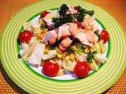 Rezept: Bunter Hähnchensalat Bunter Hähnchensalat - Rezept