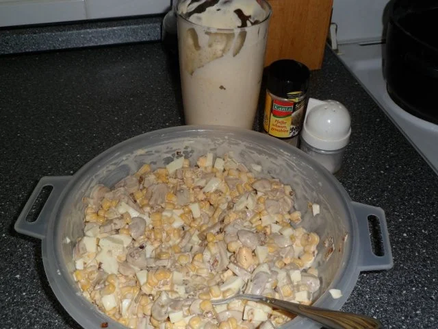 Rezept: SALAT - Mais Champignon Salat Bild Nr. 10 SALAT - Mais Champignon Salat - Rezept - Bild Nr. 10