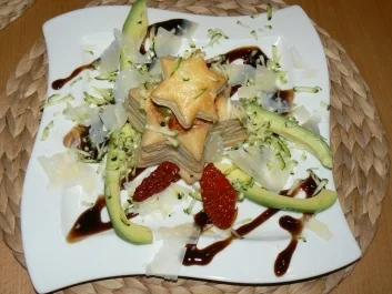 Rezept: bunte Weihnachtspastete bunte Weihnachtspastete - Rezept