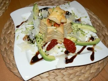 Rezept: bunte Weihnachtspastete bunte Weihnachtspastete - Rezept