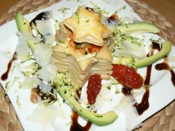 Rezept: bunte Weihnachtspastete bunte Weihnachtspastete - Rezept