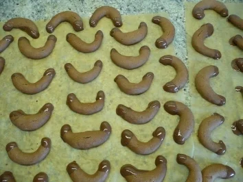 Nougatkipferl - Rezept