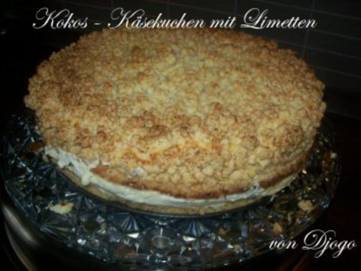 Kokos - Käsekuchen mit Limetten - Rezept - kochbar.de