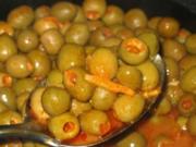 Gegarte Oliven - pikant - Rezept