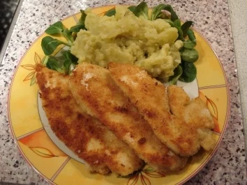Panierte Hähnchenschnitzel - Rezept