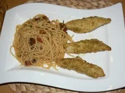 Pangasisusfilet mit einer leckeren Spaghettipfanne - Rezept