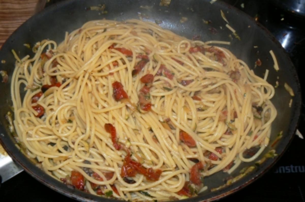 Pangasisusfilet mit einer leckeren Spaghettipfanne - Rezept