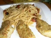 Pangasisusfilet mit einer leckeren Spaghettipfanne - Rezept