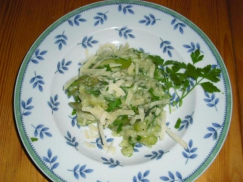 Risotto Mit Grünem Spargel Rezept Mit Bild Kochbar De