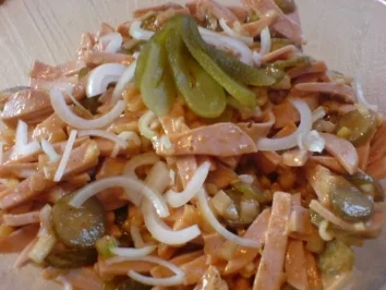 Rezept: Fleischwurstsalat Fleischwurstsalat - Rezept