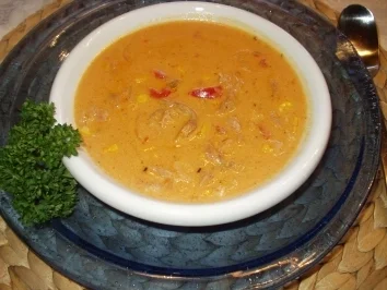 Rezept: Gyrossuppe mal ganz einfach Gyrossuppe mal ganz einfach - Rezept