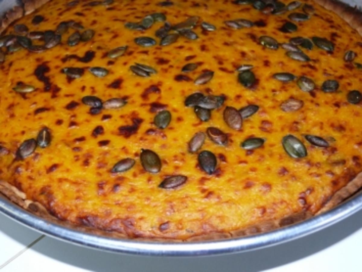 Kürbis-Quiche - Rezept