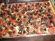 Blätterteigtarte "mediteran" - Rezept