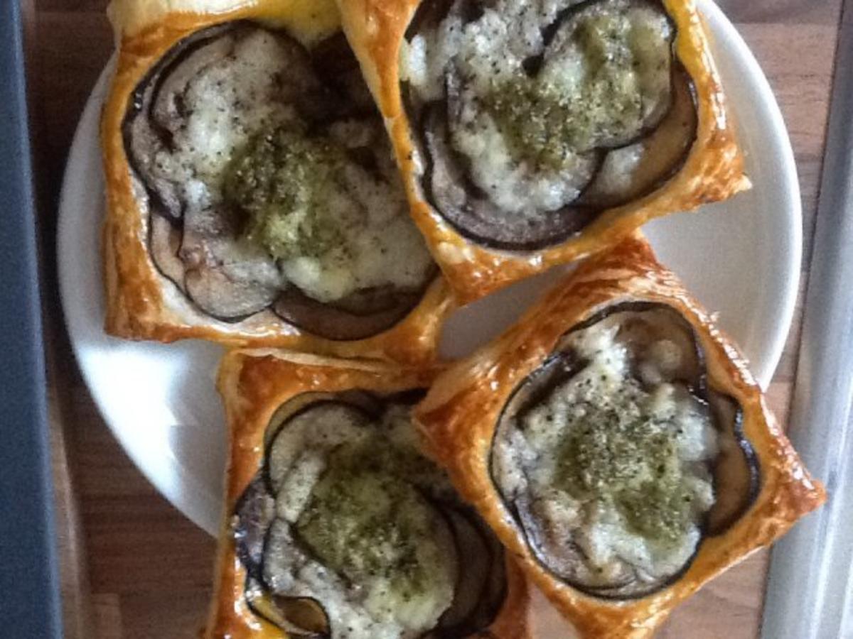 Auberginen-Tartelettes mit Parmaschinken - Rezept - Bild Nr. 2