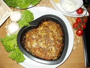 Hackbraten im Kasten, heute zum Valentinstag mal in Herzchenform gebacken!! - Rezept - Bild Nr. 3