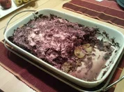 Hackfleisch Rotkohl  Gratin - Rezept