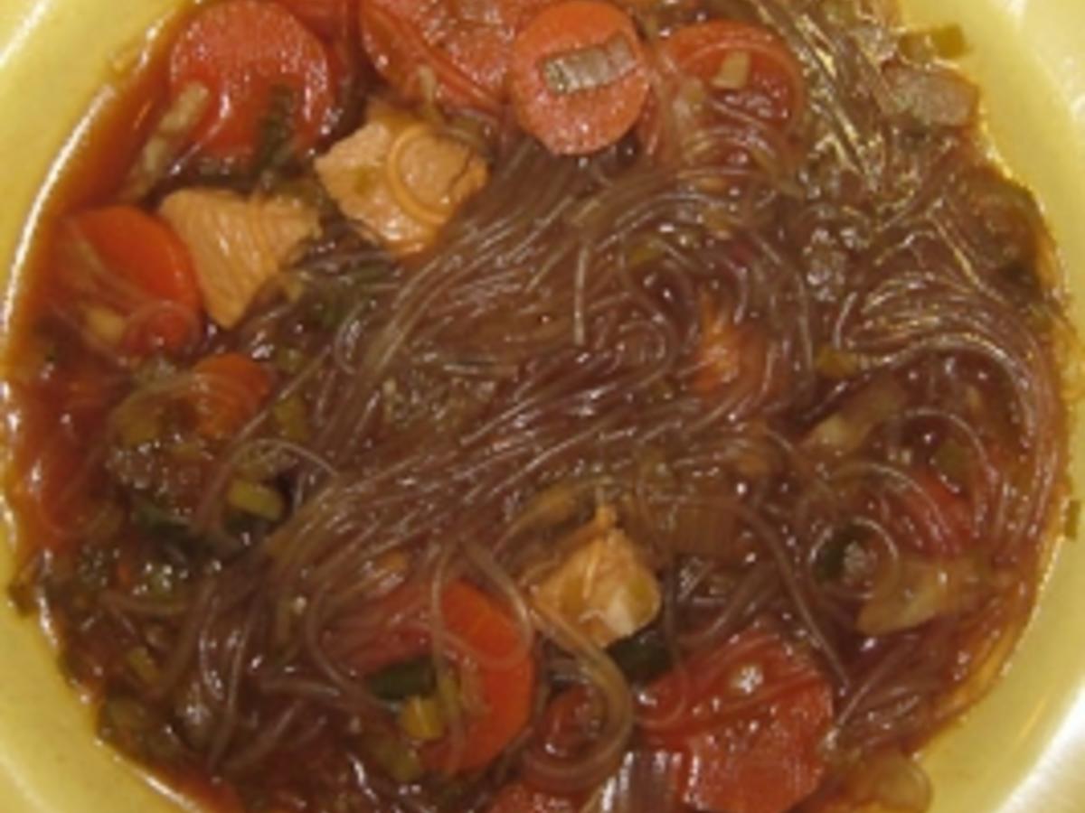 Chinesische Hühnersuppe - einfach - 88 kcal/100g