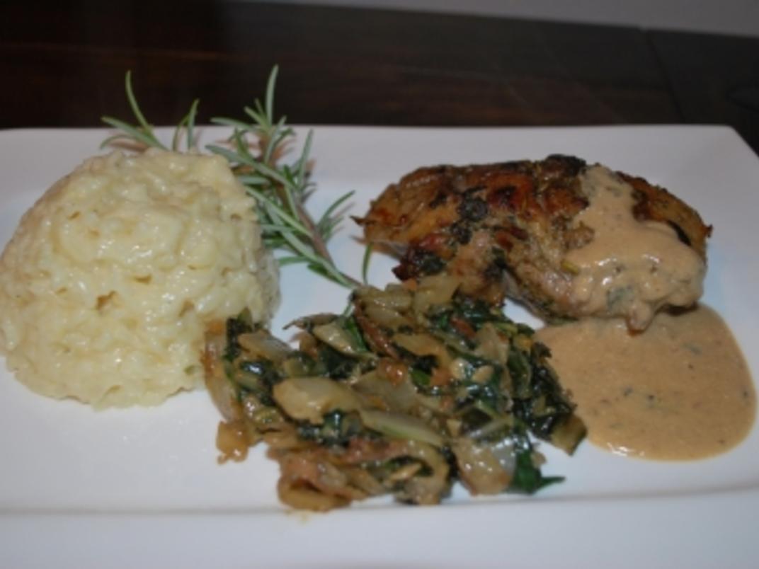 Gefüllte Entenbrust mit Mangold - Rezept - kochbar.de