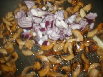 Conchiglie mit Champignons und Mango - Rezept