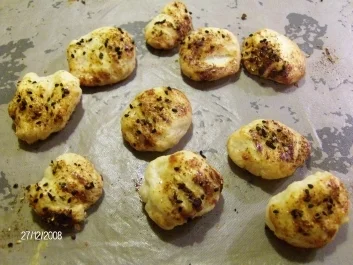 Blätterteig- Nuggets - Rezept