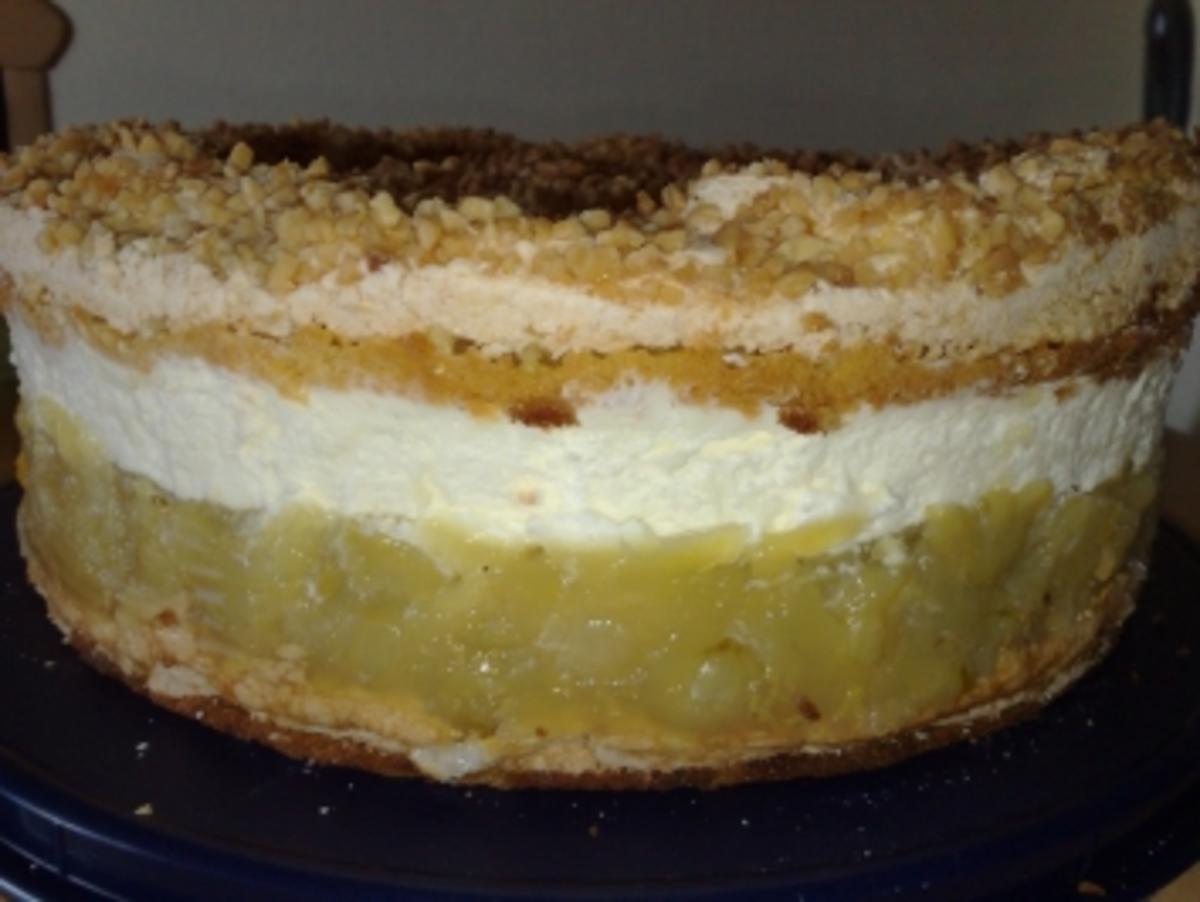 Bilder für Stachelbeersahne Torte - Rezept