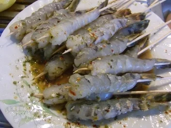 Garnelen im Kartoffelkleid auf einem Karottenbett - Rezept - Bild Nr. 5