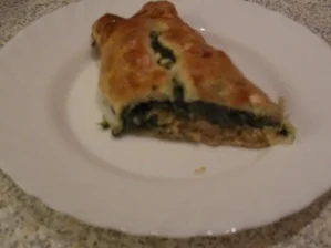 Opa Wilfried's Lachs in Bätterteig mit Spinat Schafskäse - Rezept