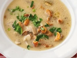 Suppe von Pfifferlingen - Rezept