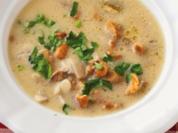 Suppe von Pfifferlingen - Rezept
