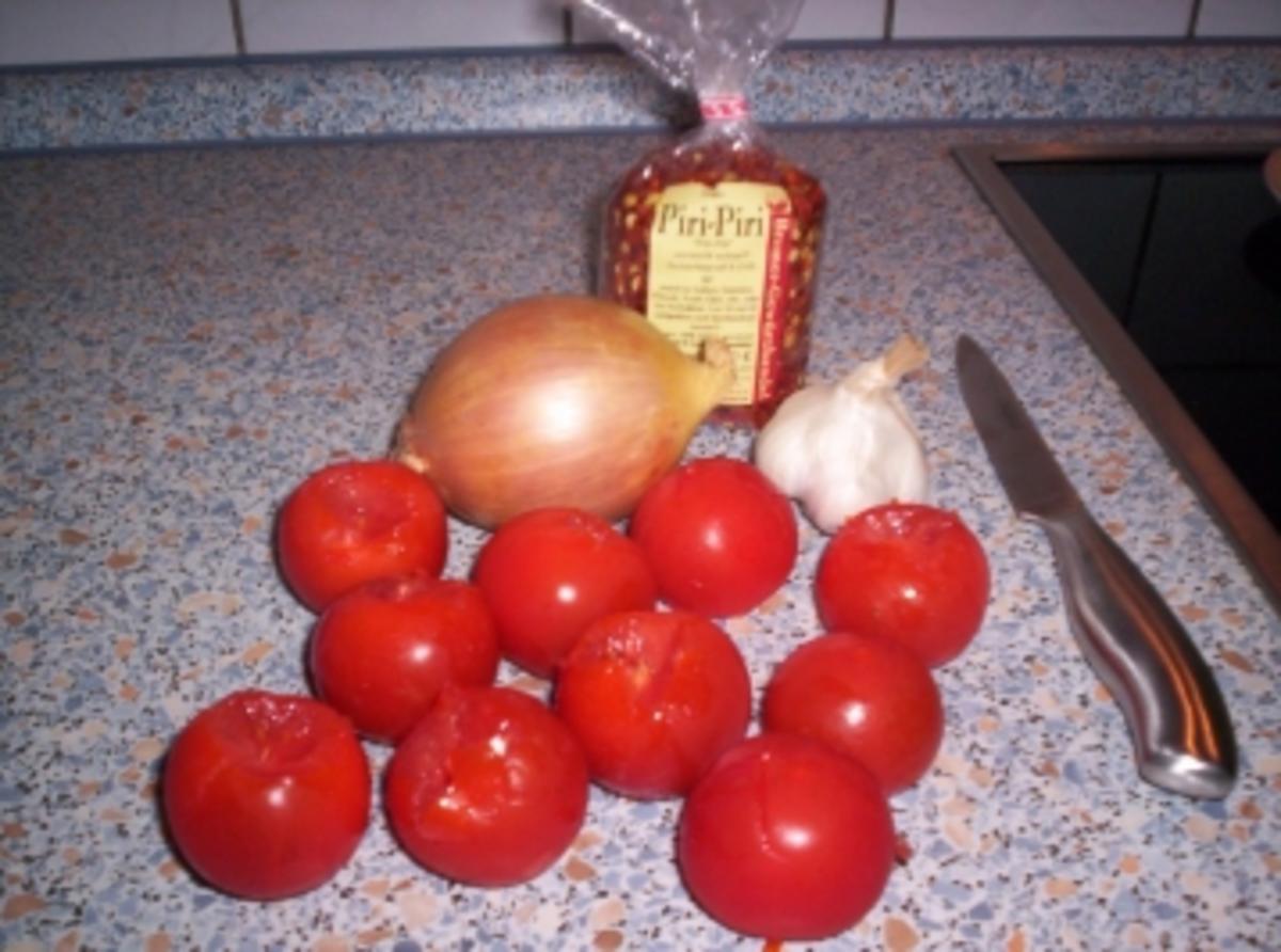 Feurige Tomaten-Chili-Fondue-Soße - Rezept