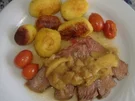 Rumpsteak mit Apfel-Balsamico-Sauce - Rezept