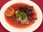 Rezept: Tournedos vom Rind mit Feigen und Schalotten Tournedos vom Rind mit Feigen und Schalotten - Rezept