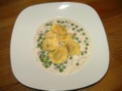 Tortellini in Käse-Sahnesoße - Rezept