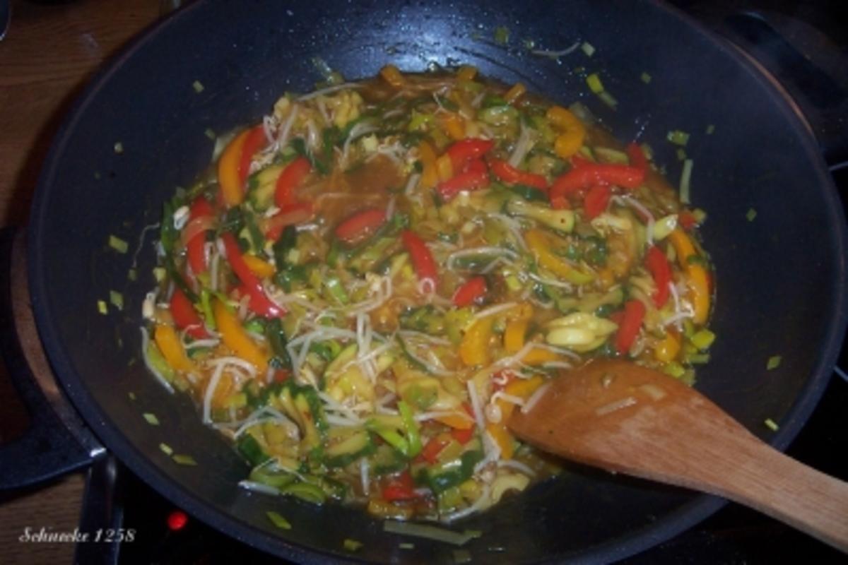 Hähnchenbrust "süß-sauer" aus dem Wok - Rezept