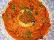 Szegediner Gulasch und Klöße - Rezept