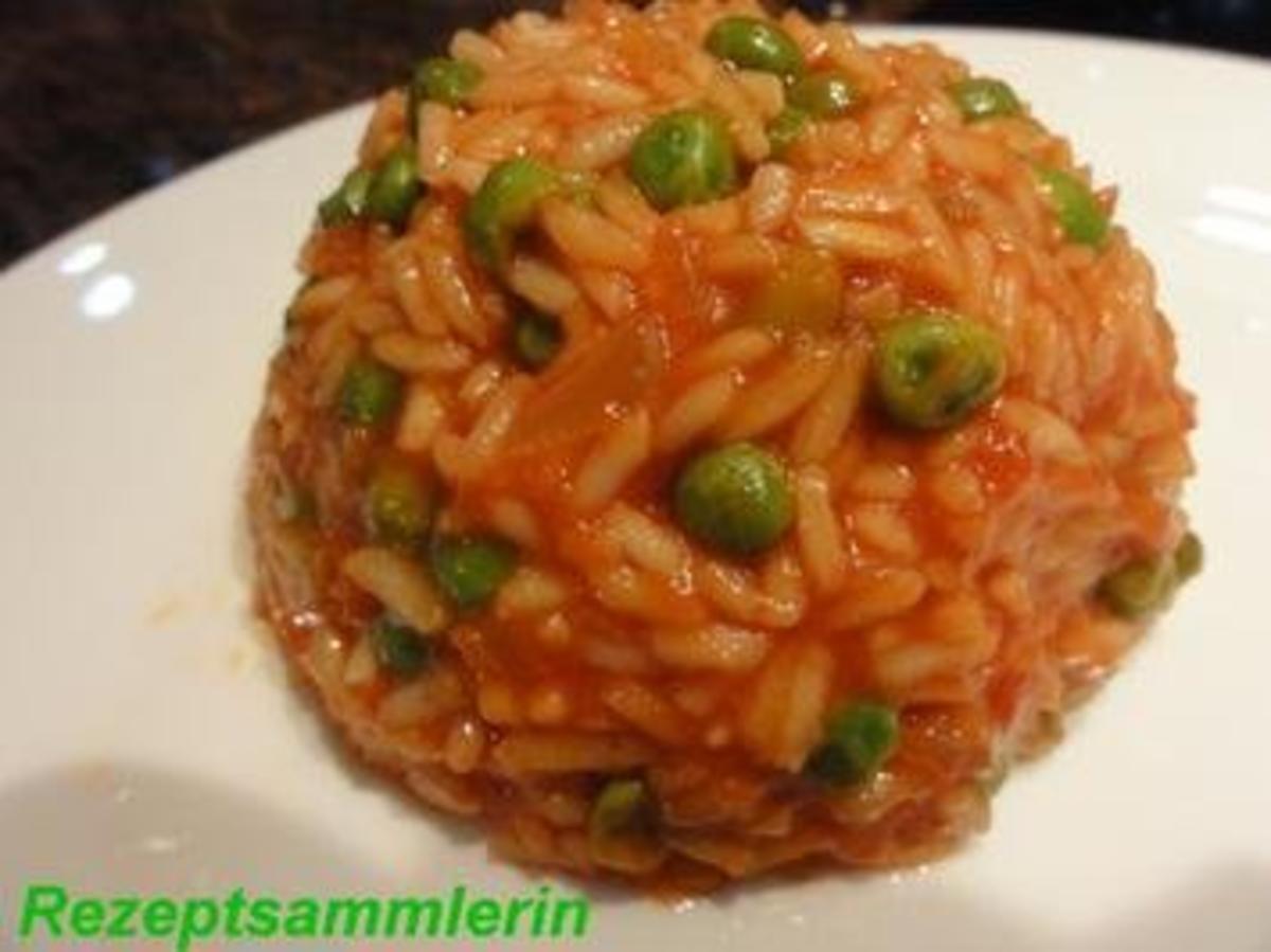 Tomaten Paprika Reis - Rezept