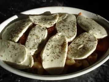 Tomaten-Käse-Nudeln - Rezept