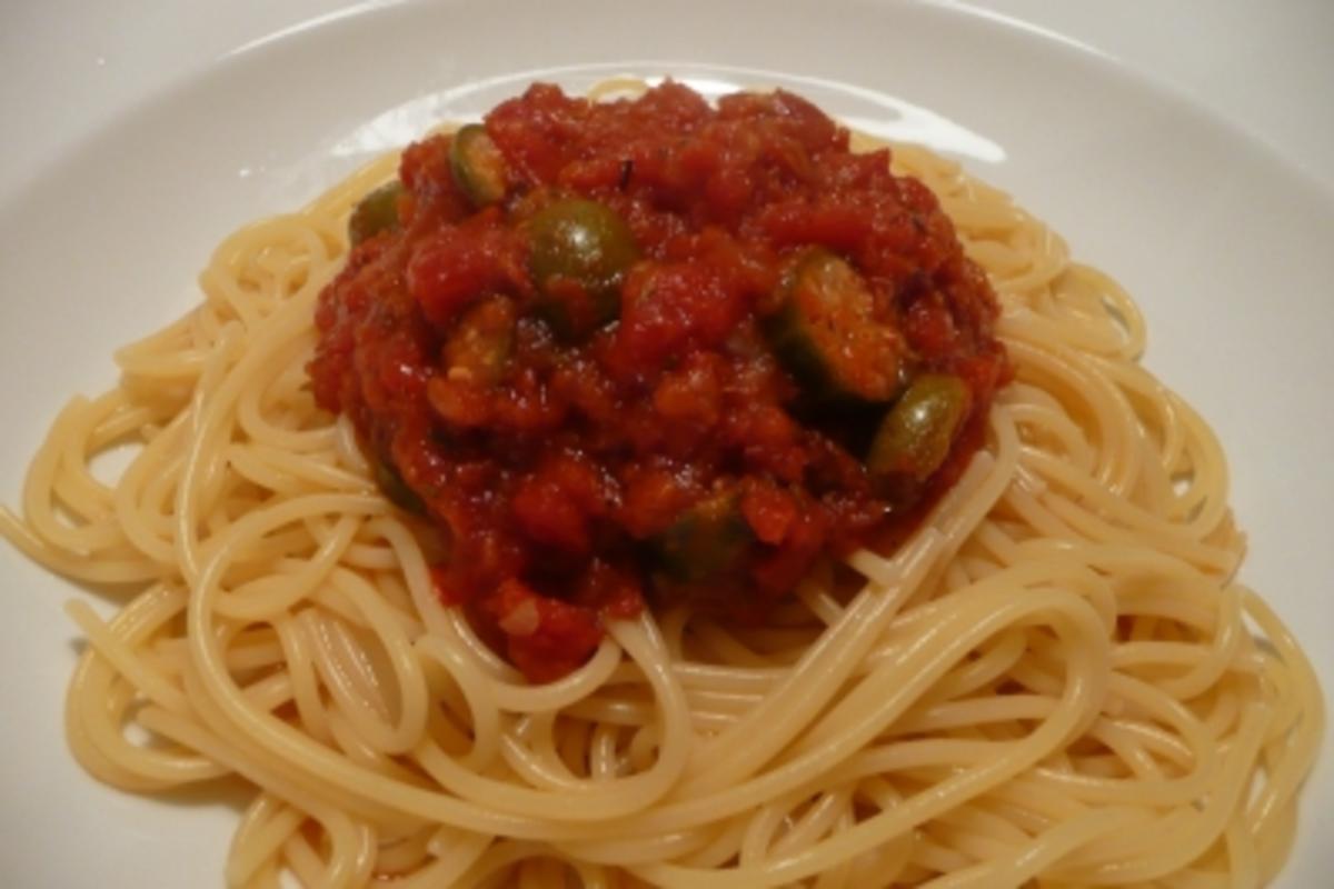 Bilder für Spagetti alla Puttanesca - Rezept