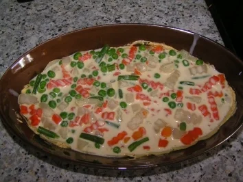 Rezept: Gemüse-Kartoffel-Auflauf überbacken Gemüse-Kartoffel-Auflauf überbacken - Rezept