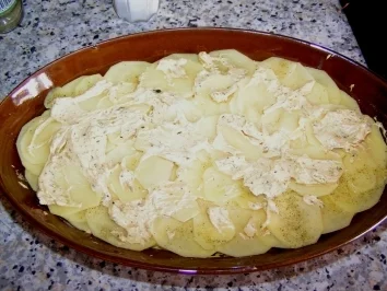 Rezept: Gemüse-Kartoffel-Auflauf überbacken Gemüse-Kartoffel-Auflauf überbacken - Rezept