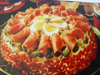 Rezept: Party - Rezepte : Die große Schinkentorte Party - Rezepte : Die große Schinkentorte - Rezept