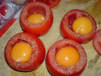 Eier in Tomate - Rezept - Bild Nr. 7