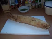 Rezept: Bouillon mit Hackfleischstrudel Bouillon mit Hackfleischstrudel - Rezept