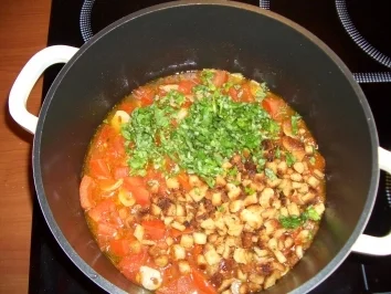 Spaghetti an Tomatensalsa - Rezept