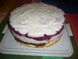 Kuchen: Doppelter Käsekuchen mit Kirschen - Rezept - Bild Nr. 3