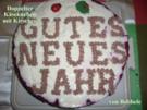Kuchen: Doppelter Käsekuchen mit Kirschen - Rezept