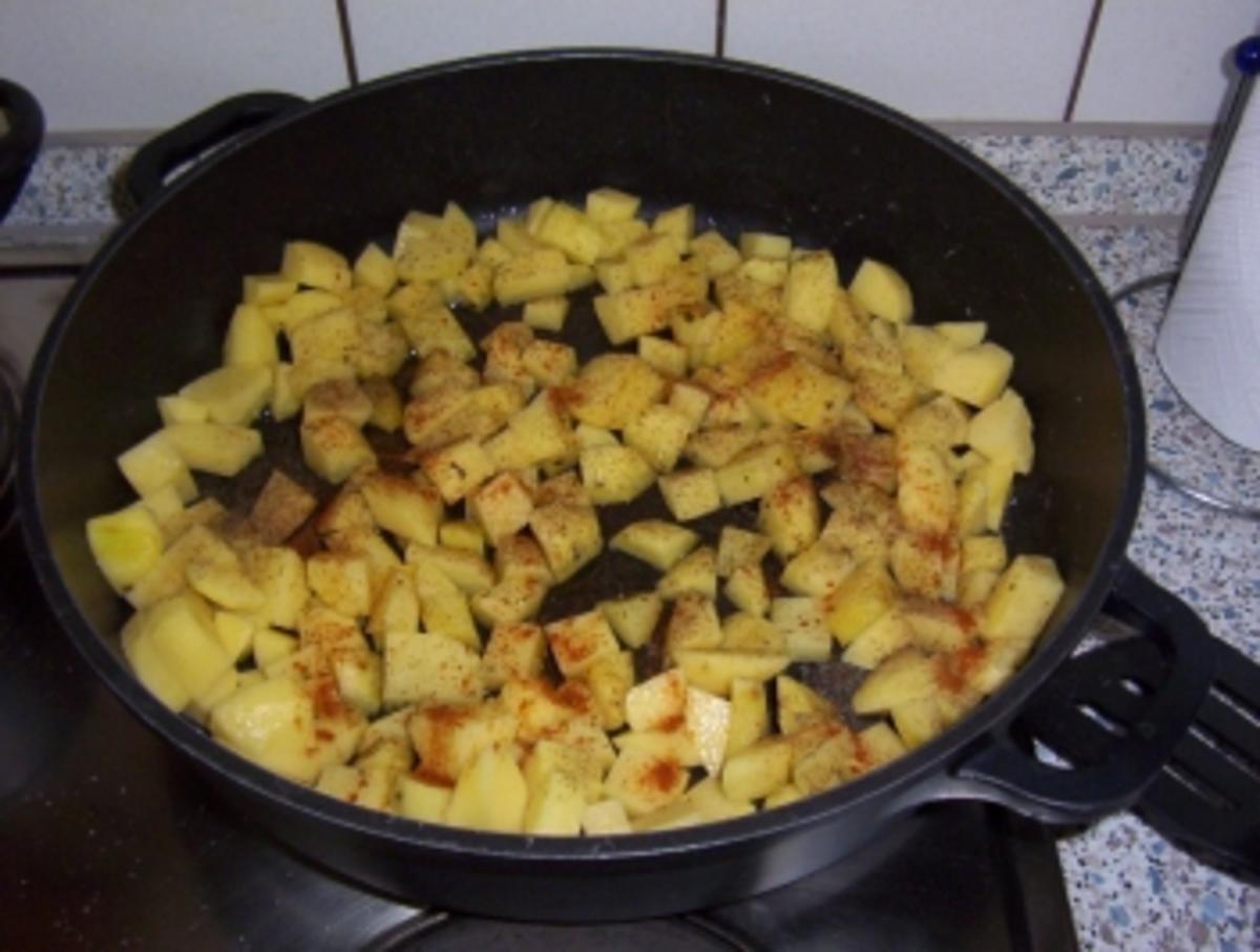 Gaby´s schnelles Backofen Kassler-Ripple mit gebratenen Kartoffelwürfeln Teil 1 - Rezept - Bild Nr. 5