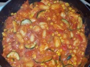 Gemüsepfanne mit Gnocchi - Rezept